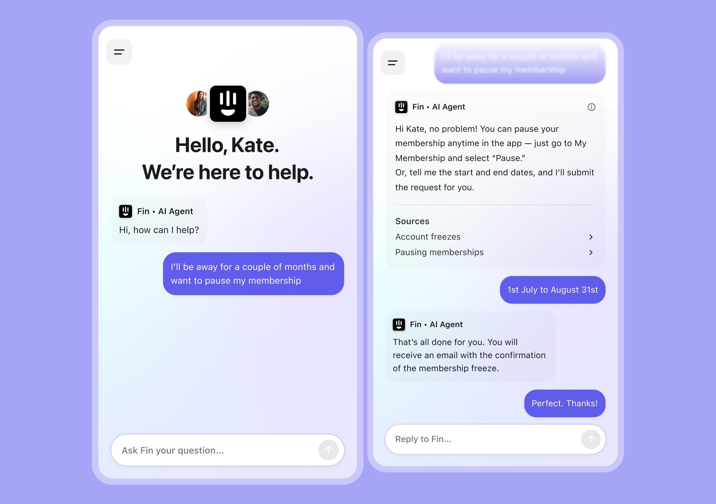 Hero image of Intercom Messenger